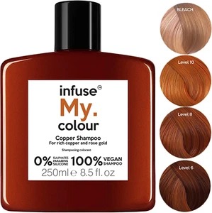 Infuse My. Colour Copper Shampoo, 250 Ml (Pack of 1)