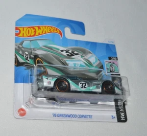 HOT WHEELS 2024 HW MODIFIED 1/10 - ' 76 GREENWOOD CORVETTE METALLIC GRAY - Picture 1 of 5