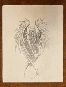 Drawing Tattoo Art Angel - Picture 1 of 11