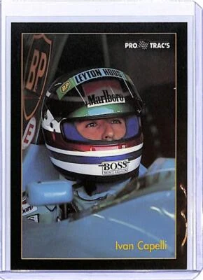 1991 ProTrac's Formula One #37 Ivan Capelli Leyton House Racing Card Formula One - Image 1 of 2