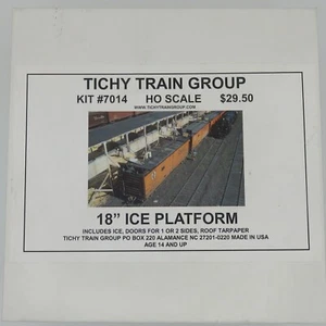 Tichy Train Group 18” ICE PLATFORM HO #7014 1:87 Scale Model Kit BRAND NEW! - Picture 1 of 3