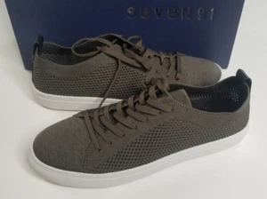 Seven 91 Men’s Mighles Mushroom Black Knit Gray Oxford Casual Sneaker Shoes 10.5 - Picture 1 of 7