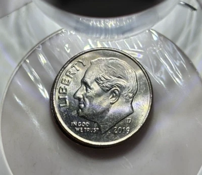 1998 DIME DOUBLED DIE OBVERSE DOUBLED DIE REVERSE ERROR COIN - Image 1 of 4