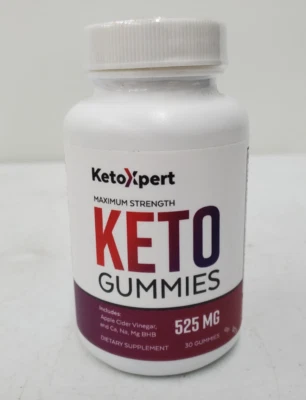 KETOXPERT MAXIMUM STRENGTH KETO GUMMIES 525MG 30 GUMMIES  EXP: 10/25 - Image 1 of 4