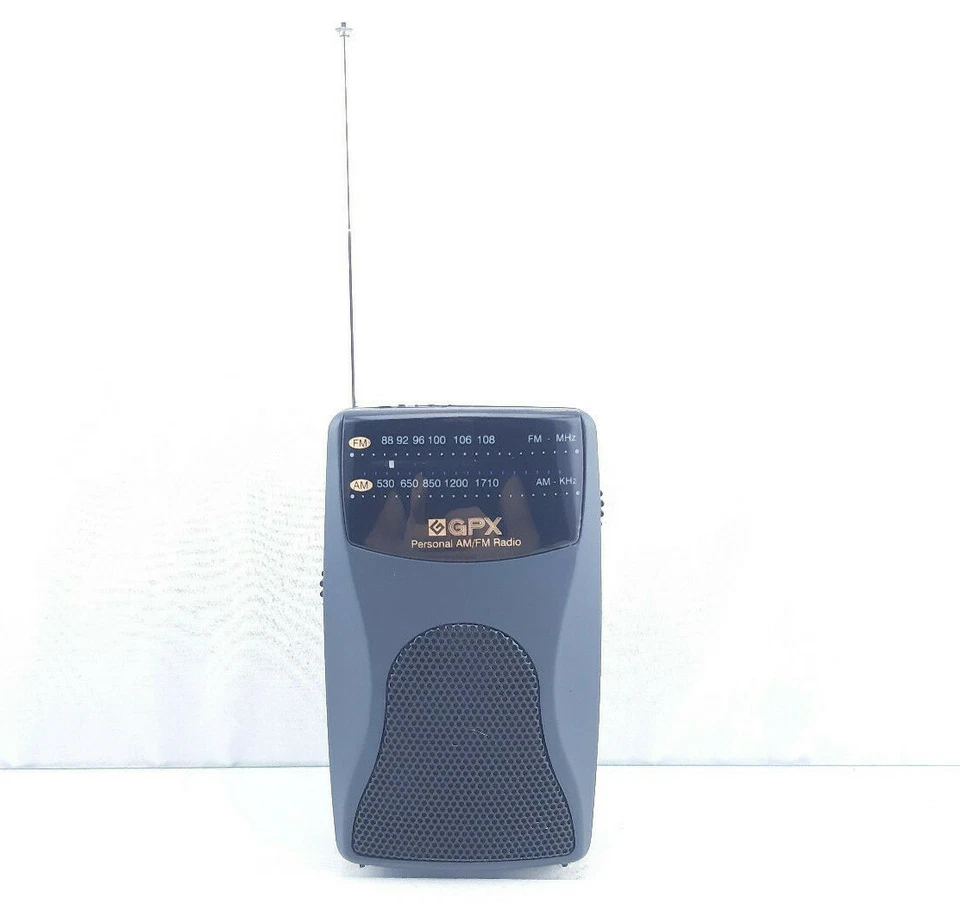 GPX Portable AM/FM Pocket Radio A2093 Battery Powered! Built in Speaker! - Image 1 of 4