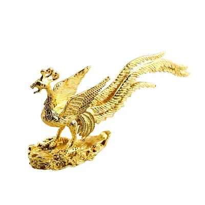 Quemador de palo de incienso Phoenix metal escultura animal para oficina hogar escritorio Foto 1 de 4