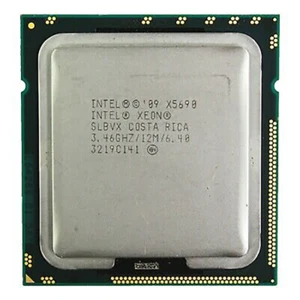 Procesador Intel Xeon X5680 X5670 X5672 X5687 X5675 X5677 X5690 CPU LGA1366 - Imagen 1 de 14