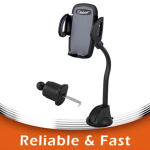 1 360° Universal Car Mount Adjustable Gooseneck Cup Holder Cradle For Cell Phone - Picture 1 of 13