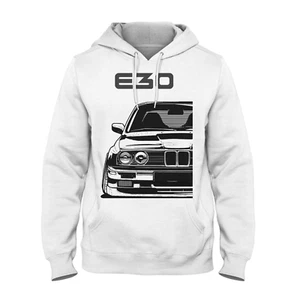 BMW E30 3 Series Grunge Herren Kapuzenpullover - Bild 1 von 11