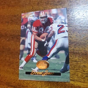 Pinnacle 1996 lleno de acción Brent Jones #95 - Imagen 1 de 4