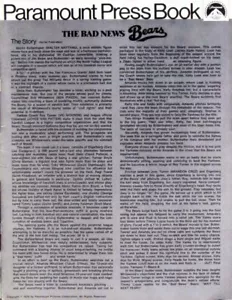 DIE SCHLECHTEN NACHRICHTEN BÄREN toller Film PRESSEBUCH 1976 - Bild 1 von 1