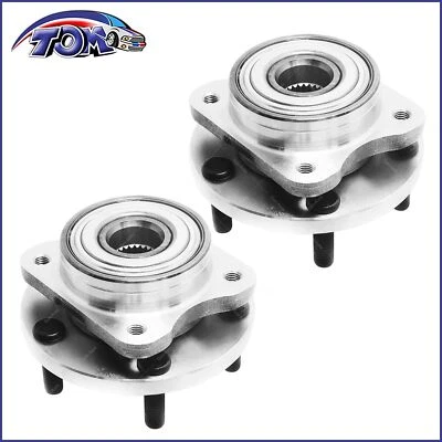 Cubo de roda dianteira e rolamento 2 peças para 1996-07 Dodge Caravan Chrysler Town & Country - Imagem 1 de 4