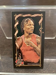 2023 Topps Allen & Ginter X Anthony Richardson RC Mini Black Border #107 Colts
