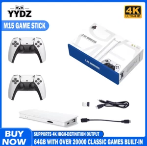 Console di gioco retrò M15 64GB 20000+ giochi 4K 2 WIRELESS CONTROLLER - Imagen 1 de 5