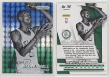 2014-15 Panini Prizm Blue and Green Mosaic Prizms Bill Russell #195 HOF