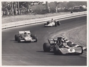 GP de Estados Unidos 1971 Watkins Glen Jackie Stewart Tyrrell 003 foto de prensa de época original - Imagen 1 de 2