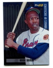 Hank Aaron 2001 Topps HD Images Of Excellence #IE4 Braves 48644