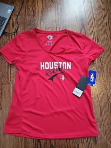 Houston Rockets Shirt Size Womens Size Large NBA Basketball Tshirt Top Ladies - Picture 1 of 7