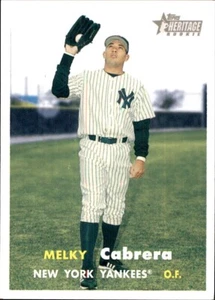 2006 Topps Heritage #466 Melky Cabrera NEW YORK YANKEES - Picture 1 of 2