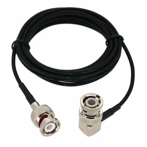 BNC M/M elbow Cable For Ultrasonic NDT Olympus Panametrics MISTRAS RG316 2~10M - Picture 1 of 4