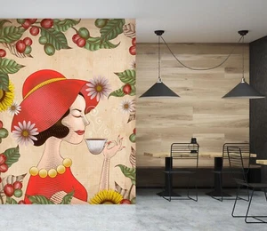 3D Elegant Woman 815 Wallpaper Mural Wall Print Wall Wallpaper Murals US Honey - Picture 1 of 11