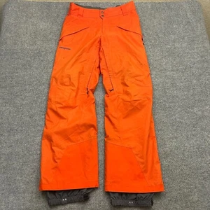 Patagonia Snowshot Ski Snowboarding Pants H2No Men’s M Orange RECCO 30689 - Picture 1 of 16