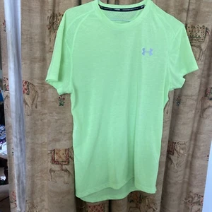 Top da corsa Bins Under Armour Streaker manica corta giallo fluo/verde - Foto 1 di 9