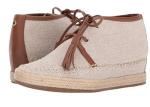 MICHAEL MICHAEL KORS WOMEN'S KENDRICK LACE-UP WEDGE MOCCASIN STYLE BOOTIE SIZE 8 - Picture 1 of 2