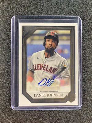 2021 Topps Gallery Daniel Johnson Rookie Auto RC Cleveland - Image 1 of 2