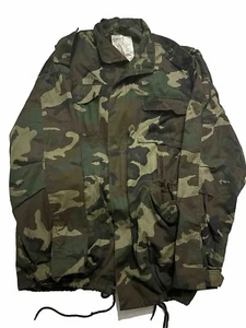 Rothco Ultra Force Field Coat Army Miltary Woodland Camo Jacket Ultraforce VTG - Picture 1 of 13
