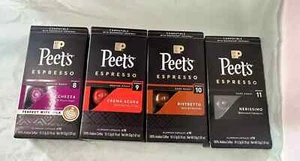 Peet's Coffee Espresso Nespresso Capsules Variety Pack, 40Count - 4 Flavors - Picture 1 of 4