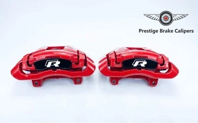 GENUINE VW GOLF 6 MK6 R R 2.0 FRONT L + R  brake calipers 2008-2013 345/30mm RED - Image 1 of 2