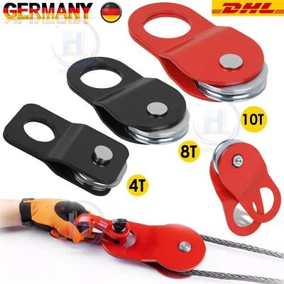 Umlenkrolle für Seilwinde 4T 8T 10T Seilzug Forstseilwinde Seilrolle Heberolle - Bild 1 von 4