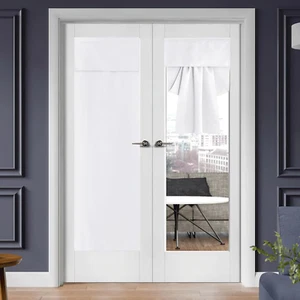 Sidelight Door Curtains Privacy - Self Adhesive Length Adjustable Glass Window C - Picture 1 of 6