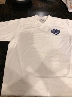 Youth Soccer White Adidas Jersey, NWT, Southbury Soccer, Size Large - Image 1 of 4