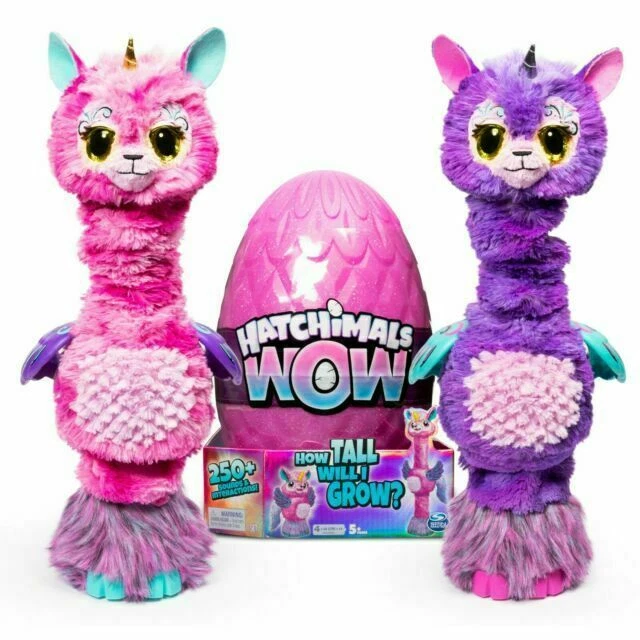 Hatchimals Wow Llalacorn 32 inch Tall Interactive Toy with Re-Hatchable Egg