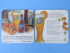 Beer Coaster ~ Blue Moon Brewing Co ~ Belgian Style Wheat ~ With Valencia Orange