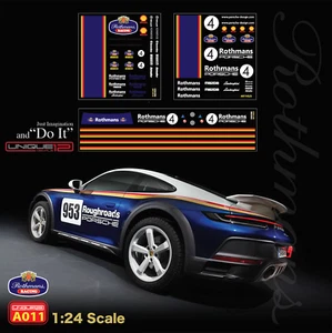 R othmans Racing Waterslide Decals 1:24 for Custom RC MODELS Dicast # A001 - Picture 1 of 5