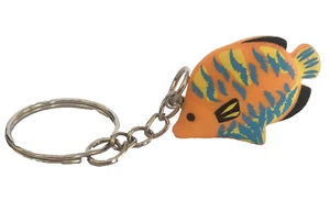 Playmobil Miniature Orange Fish Keychain - 99 - Animal Keychain - Box Animal - Picture 1 of 4