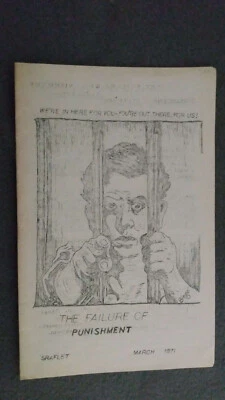 The Failure of Punishment Jim Bumpas March 1971 Pamphlet GD [DR] - Image 1 of 4