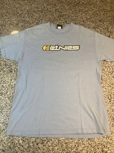 Vintage Y2K Etnies T Shirt Adult Size large Cracked   Logo Skateboard - Picture 1 of 11