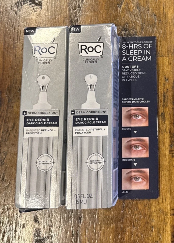 RoC Derm Correxion Eye Repair, Dark Circle Cream 15ml/0.5fl oz -TWO PACK - Image 1 of 1