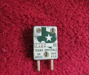 7180 KC kHz FT-243 Ham Radio Crystal TESTED - Picture 1 of 3