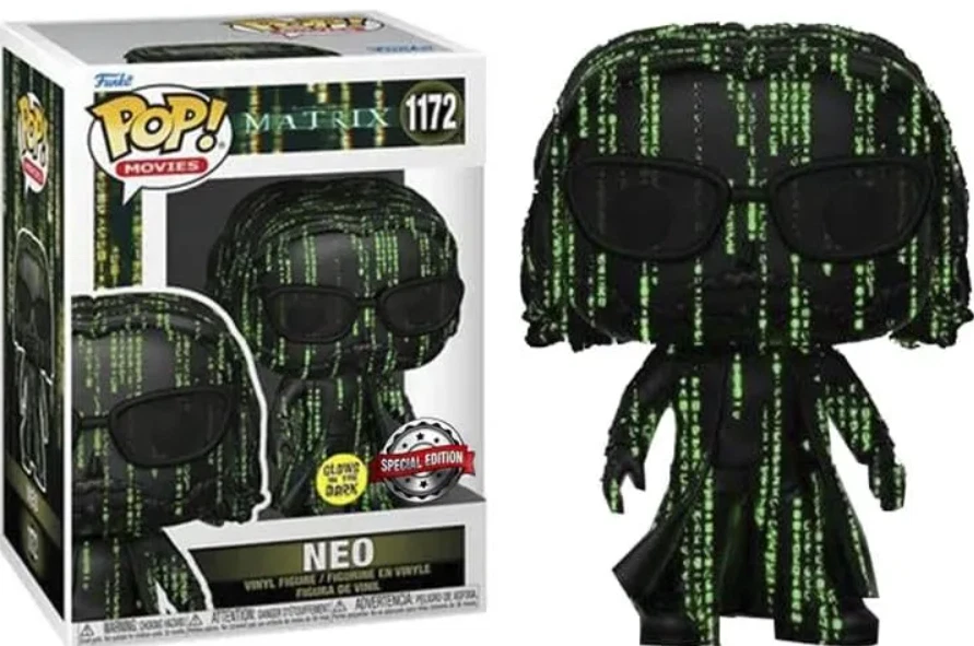 Funko Pop! The Matrix 4 POP! Movies Vinyl Figure Neo (Coded)(GW) 9 cm - Immagine 1 di 1