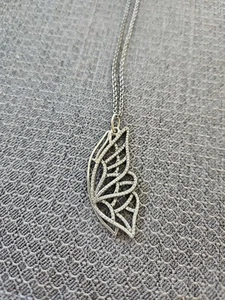 Pandora New Beginnings Butterfly Wing Necklace S925 ALE - Picture 1 of 5