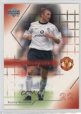 2001-02 Upper Deck Manchester United Cup Classics Ronnie Wallwork #98 0cp0 Foto 1 de 3