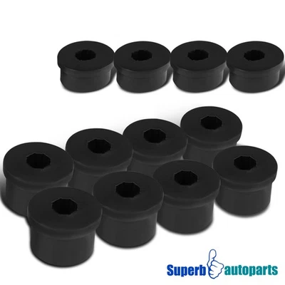 Fits 1979-04 Ford Mustang Rear Polyurethane Bushings Control Arms Black 12PC - Изображение 1 из 4