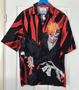 Bleach Ichigo Bershka Bleach All Over Print Shirt Size Small New With Tags - Picture 1 of 6