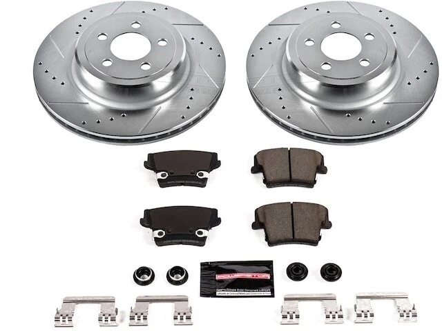 Kit de pastillas de freno traseras y rotor para Dodge Magnum 2007 2006-2008 NM285ZN Foto 1 de 1