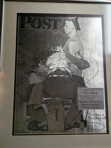 Norman Rockwell "The Tattooist" 1944 schöner Kunstwerkrahmen - Bild 1 von 8